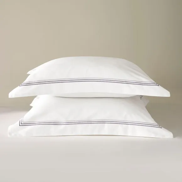 Dorma Rovello Embroidery 100% Cotton Continental Pillowcase 3