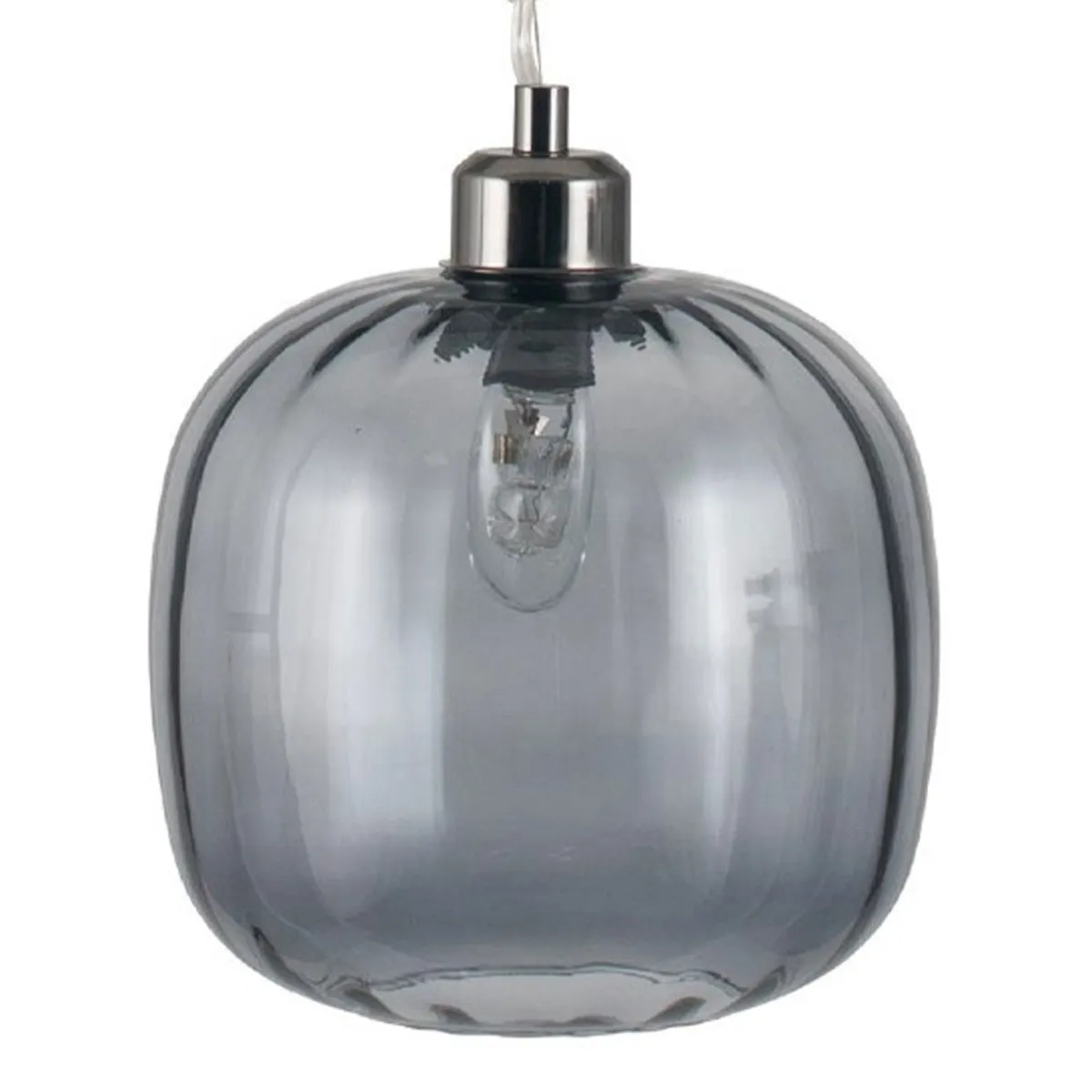 Glass Oval Pendant Grey