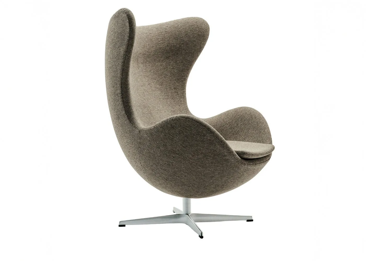 Fritz Hansen Egg Chair Clay 009 Brushed Alu Base 1