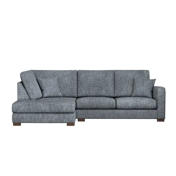 Carson Deep Sit Chunky Chenille Corner Sofa 3
