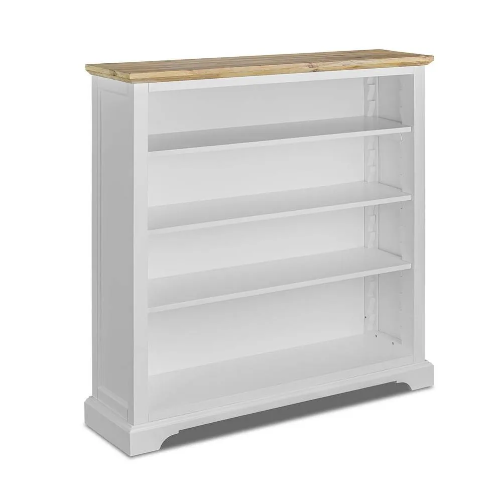 Statement Furniture Florence Bookcase with Adjustable Shelves, Fully Assembled Bookshelf in White 2