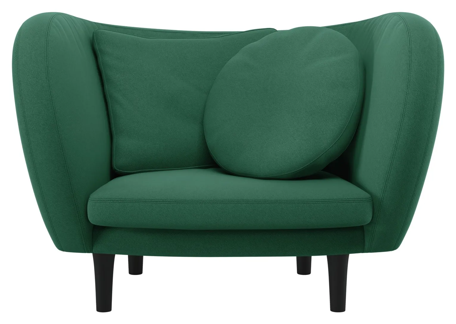 Habitat Arya Green Fabric Armchair