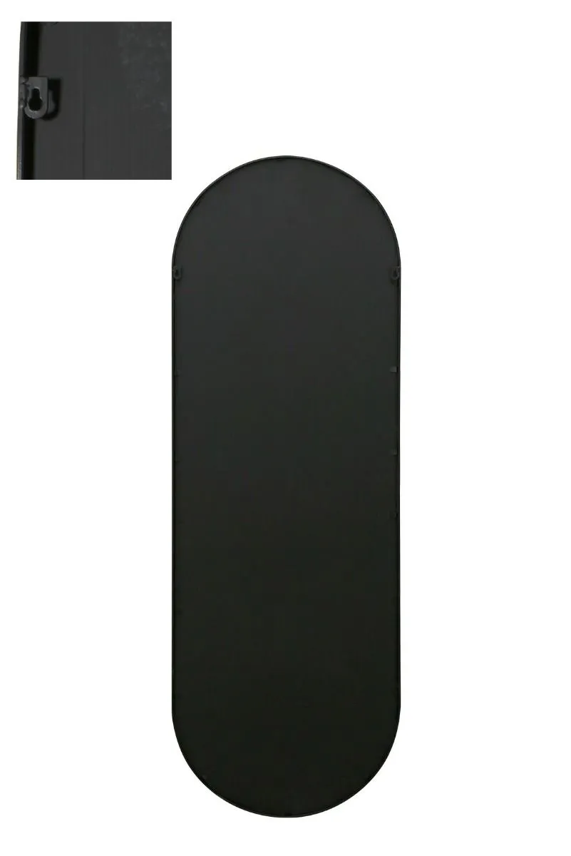 MirrorOutlet Black Metal Framed Double Arched Wall Mirror (160CM X 55CM) 5
