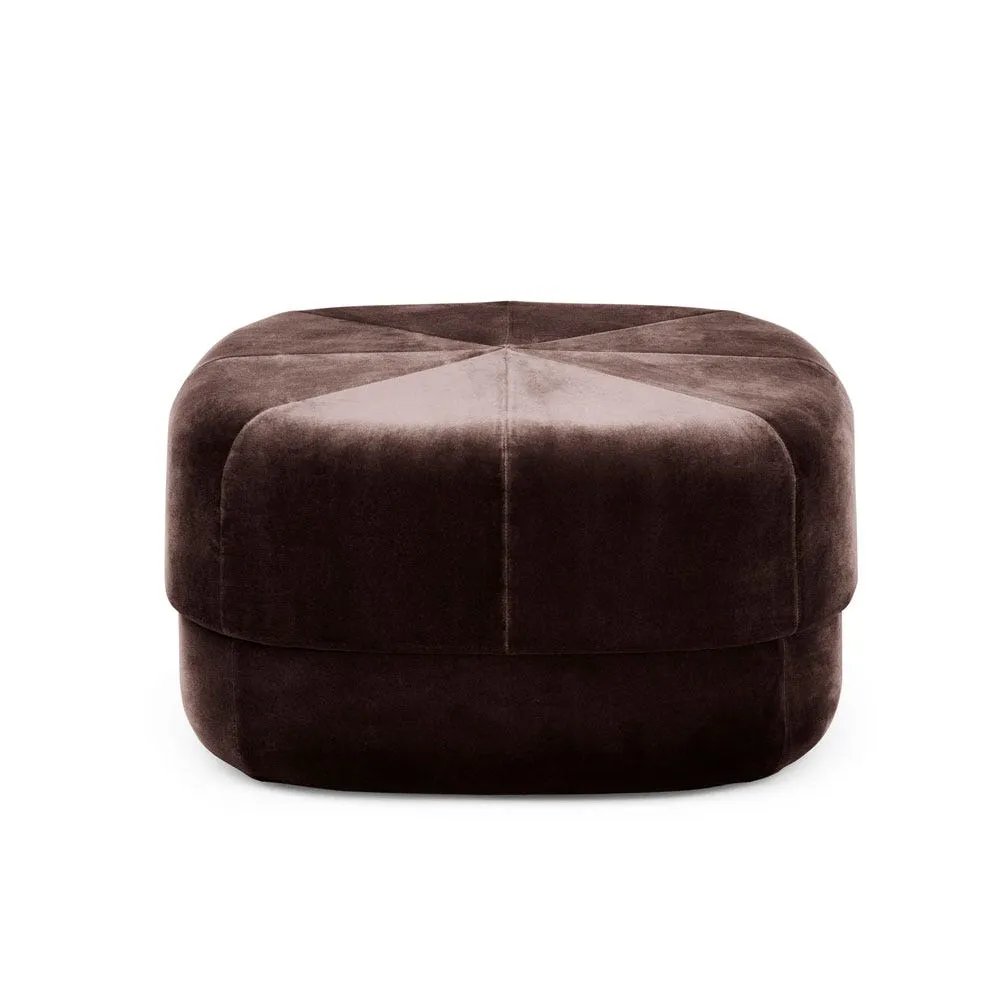 Normann Copenhagen Circus Pouf Large Velour Coffee 3