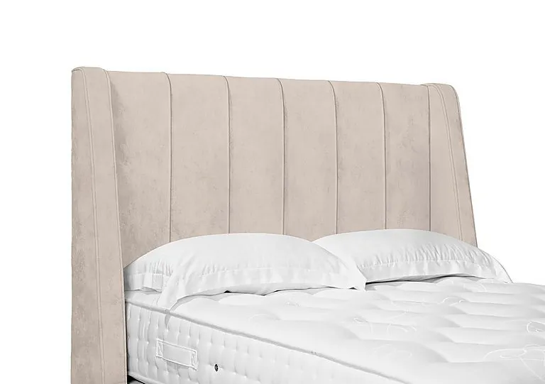 Artisan Collection Alden High Floor Standing Headboard - Double - Sandstone Pearl