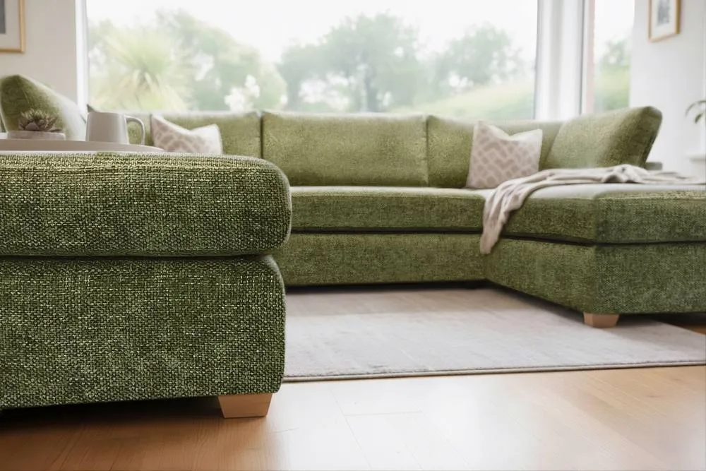The Great Sofa Company Hyde U Shape Corner Sofa in Olive 4