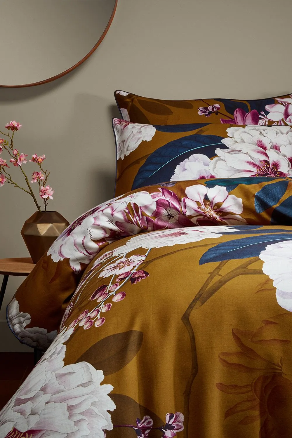 Paoletti Kyoto Floral 100% Cotton Duvet Cover Set 2