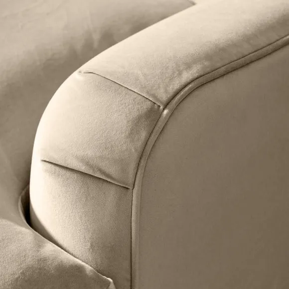 Martha Vintage Velvet Corner Chaise 6