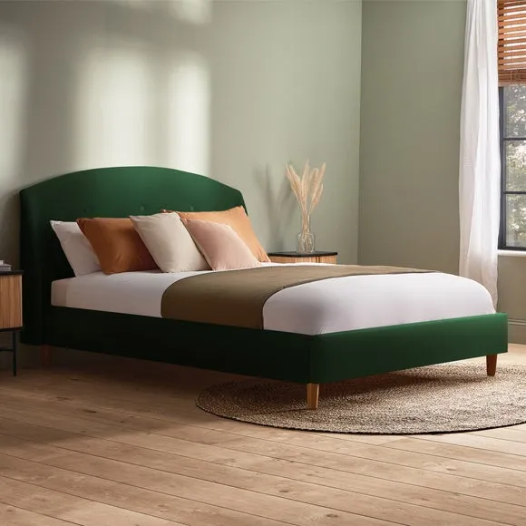 Silentnight Evana Bed Frame, Velvet 2