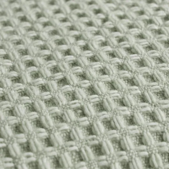 Chunky Waffle Throw Blanket 2