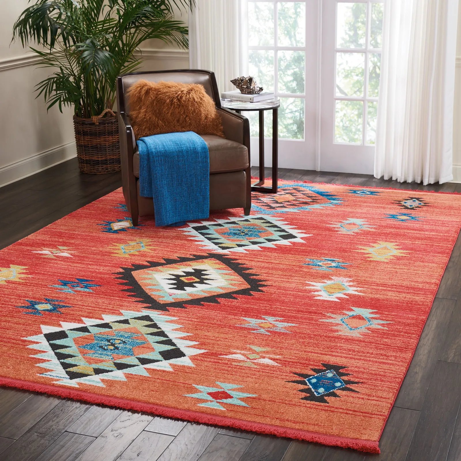 Navajo 7 Rug Red