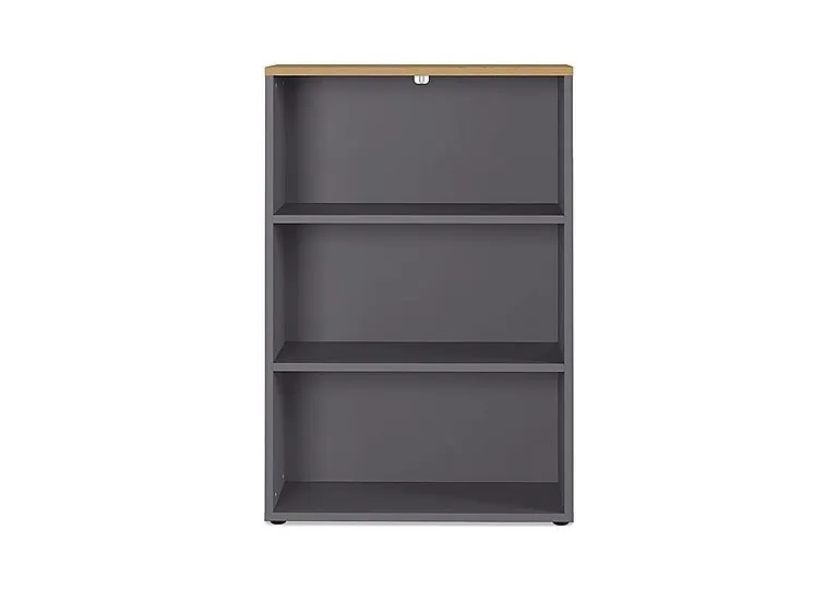 Agenda 3 Shelf Wide Bookcase