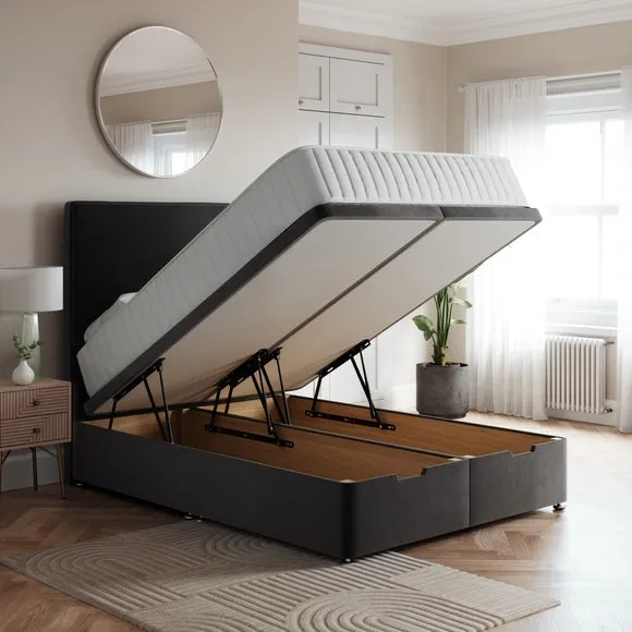 Luxury End Ottoman Bed Frame, Velvet 2