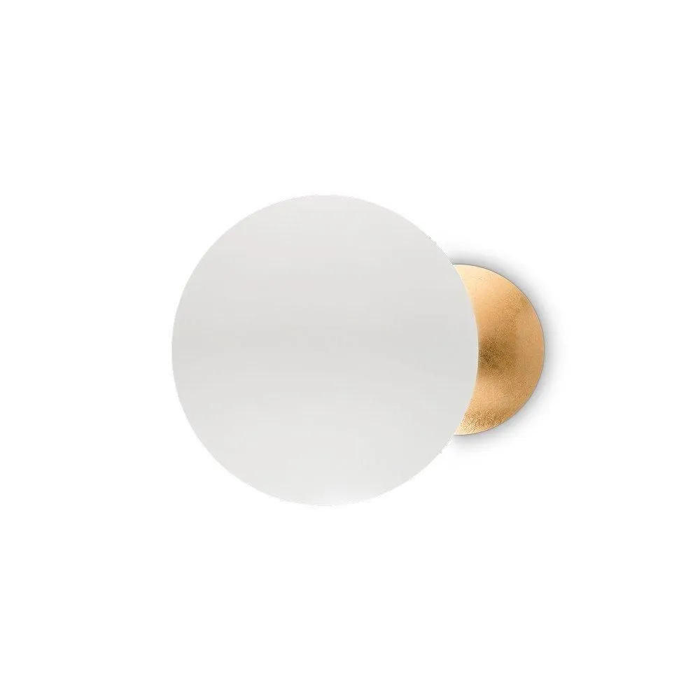Netlighting Eclissi LED Decorative Wall Light White Gold 3000K