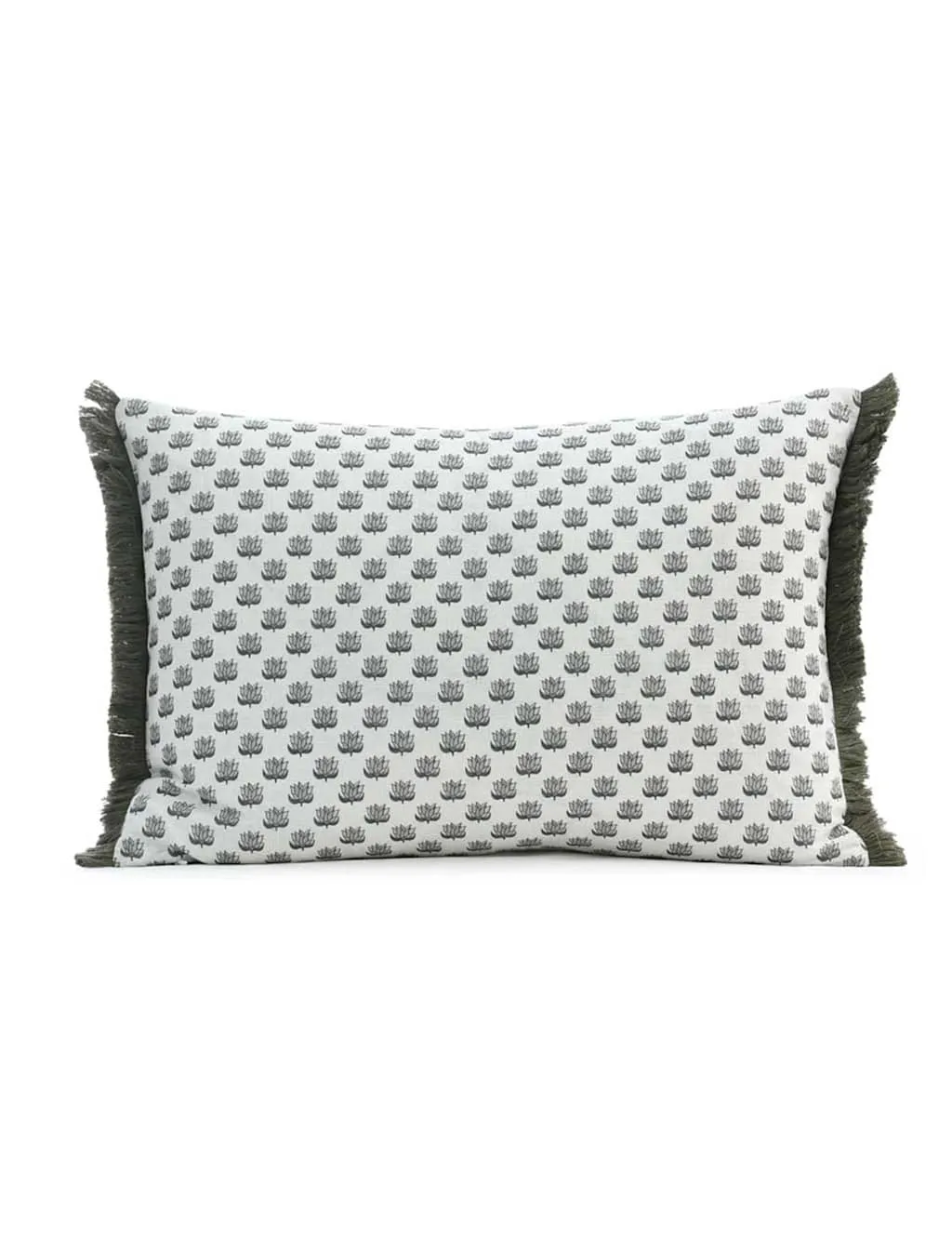 MM Linen Cotton Linen Blend Jovany Bolster Cushion White Mix