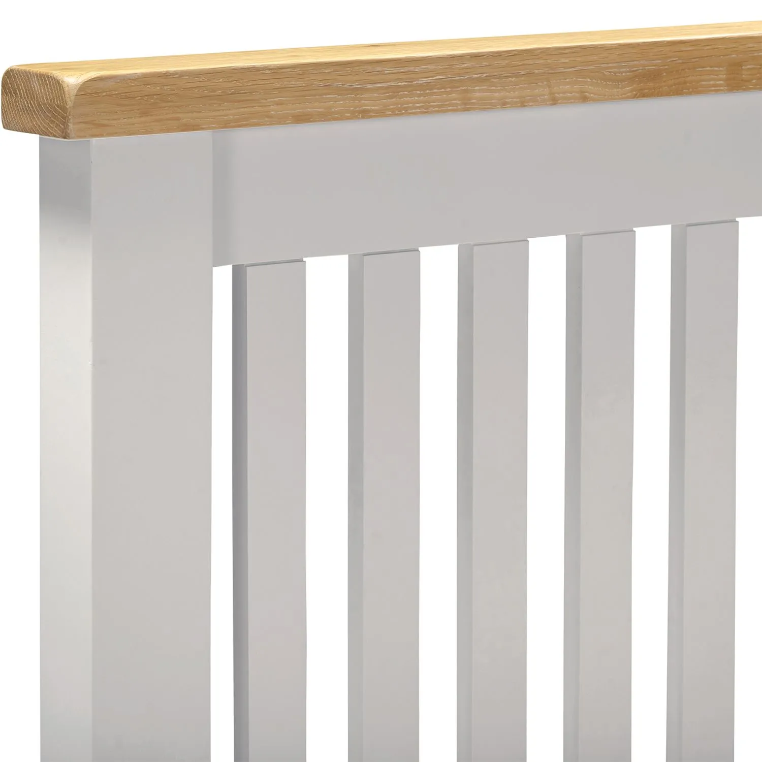 Seconique Windsor 4'6" (Double) Bed Low Foot End (Part Assembled) in Light Grey 6