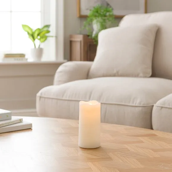 LED Blow Out Pillar Candle 1