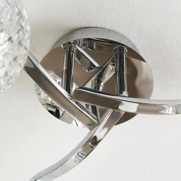 Valence 3 Light Flush Ceiling Light 4