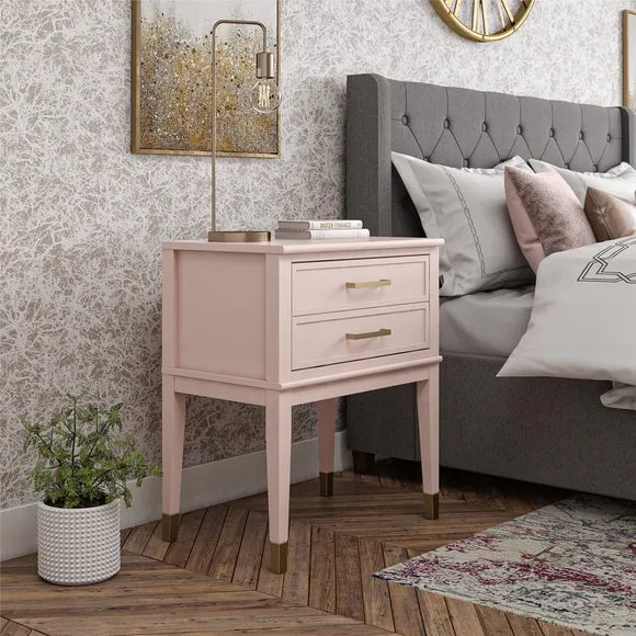 Cosmo Living Westerleigh 1 Drawer Bedside Table 5