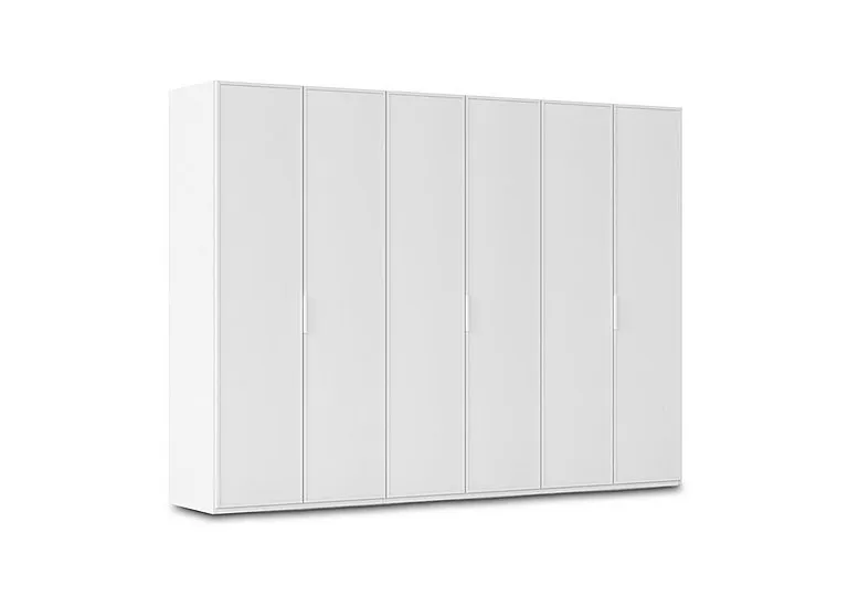 Cadre 301cm 6 Door Hinged Wardrobe - Alpine White