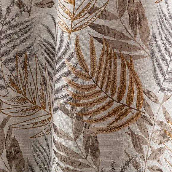 Leaf Jacquard Eyelet Curtains 3