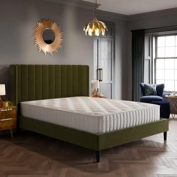 Alara Pleated Velvet Bed Frame 2