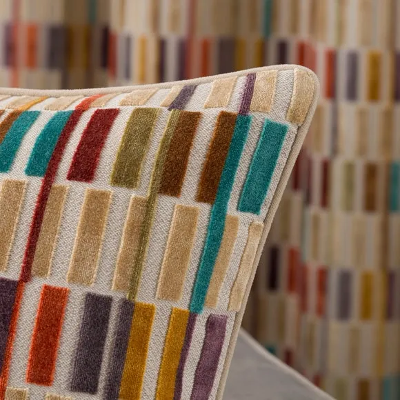 Pelosa Cut Velvet Square Cushion 4