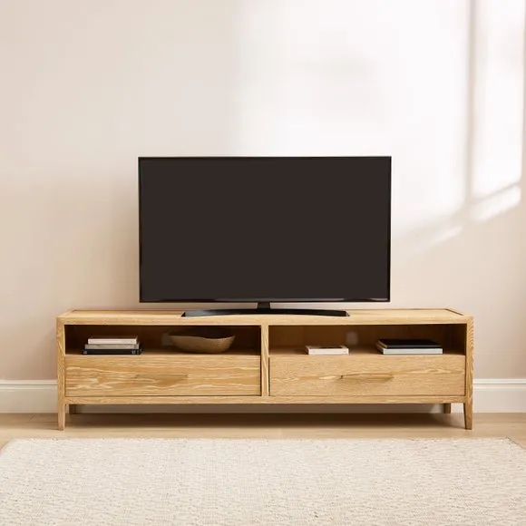 Holden Superwide TV Unit for TVs up to 80", Oak