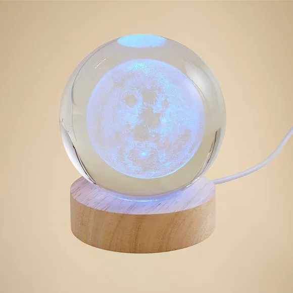 Moon Colour Changing Crystal Ball Table Lamp 3