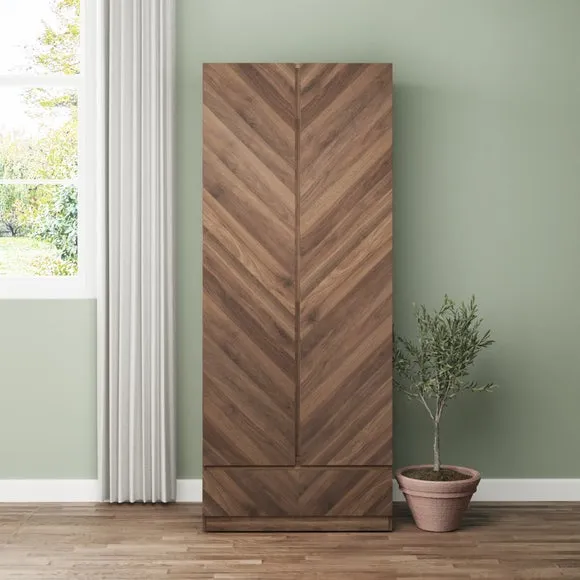 Taranto Double 1 Drawer Wardrobe