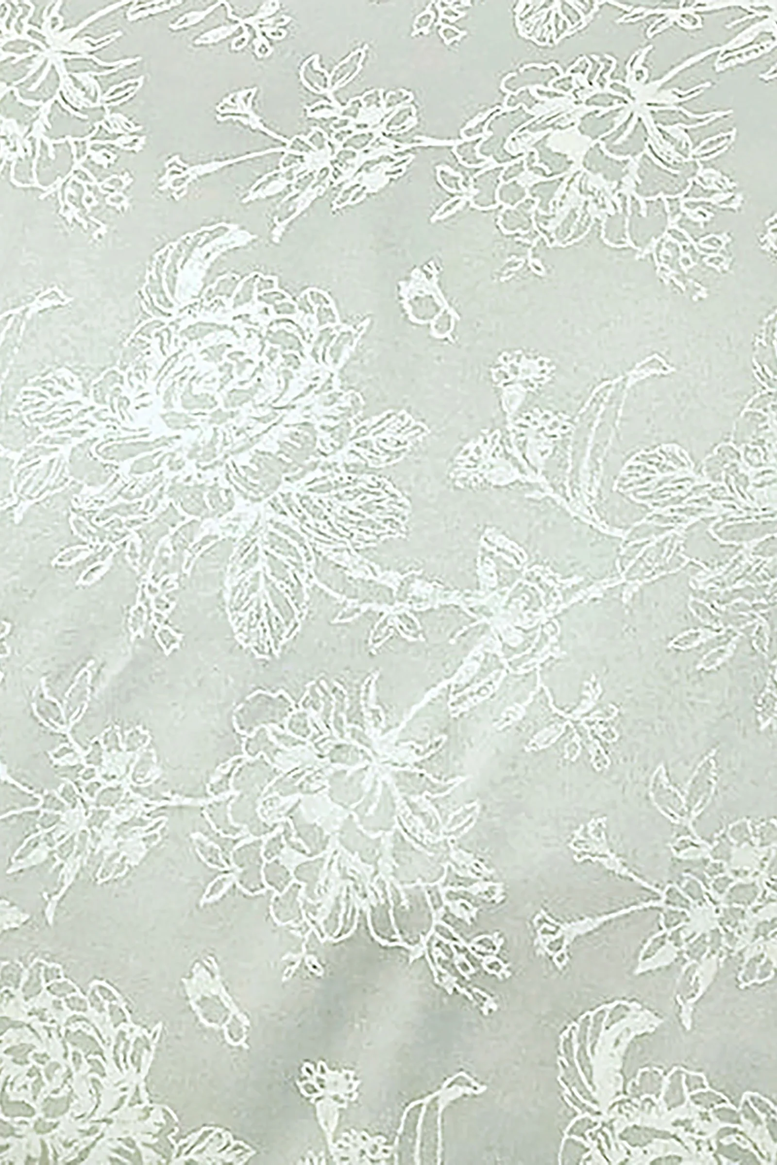 Dreams & Drapes 'Jasmine' Floral Jacquard Duvet Cover Set in Green 3