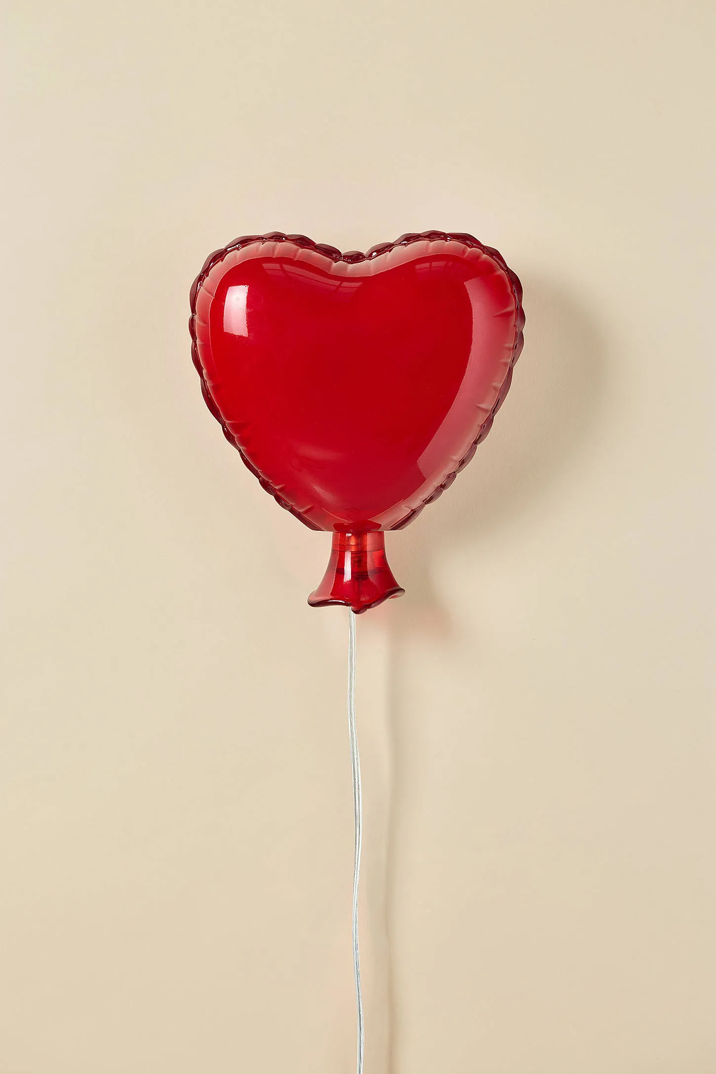 Heart Wall Lamp - Red 2