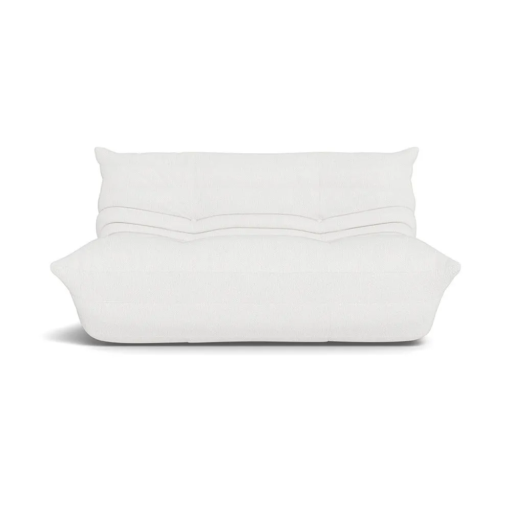 Ligne Roset Togo Small Settee in Capa Ecru