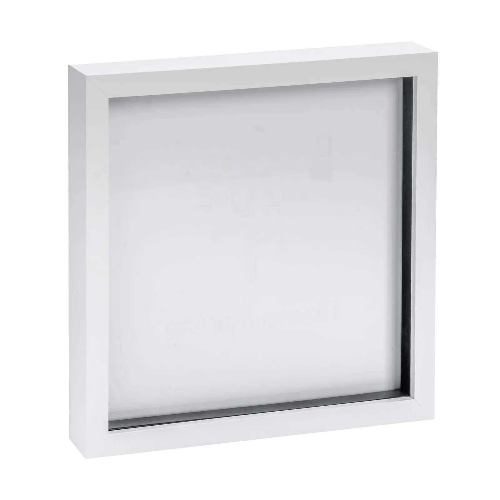 Nicola Spring 3D Box Photo Frame - 20 x 20" - Pack of 1 in White 1