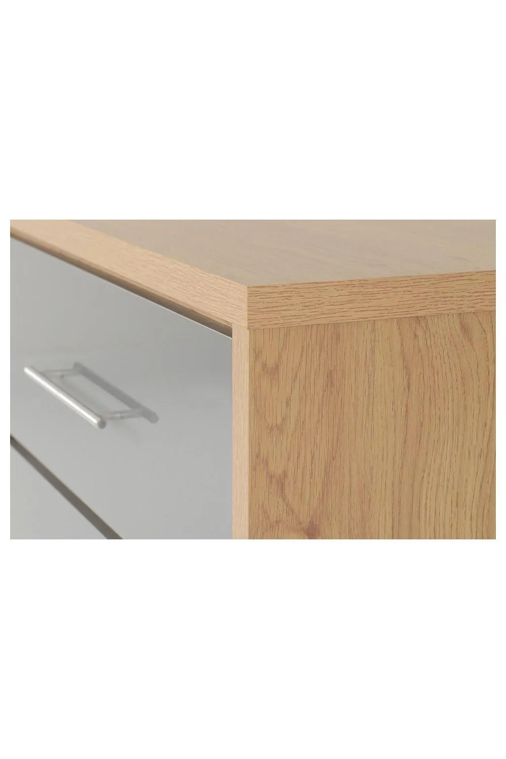 Seconique Seville 3 Drawer Chest in Grey 5