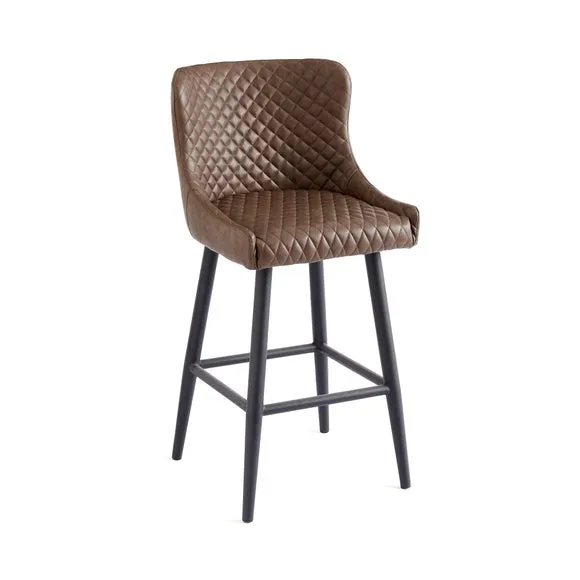 Montreal Counter Height Bar Stool, Faux Leather 4