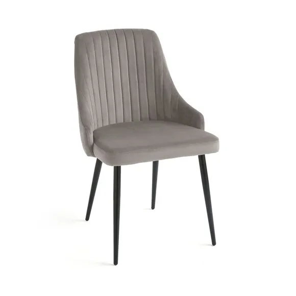 Shea Set of 2 Dining Chairs, Velvet 6