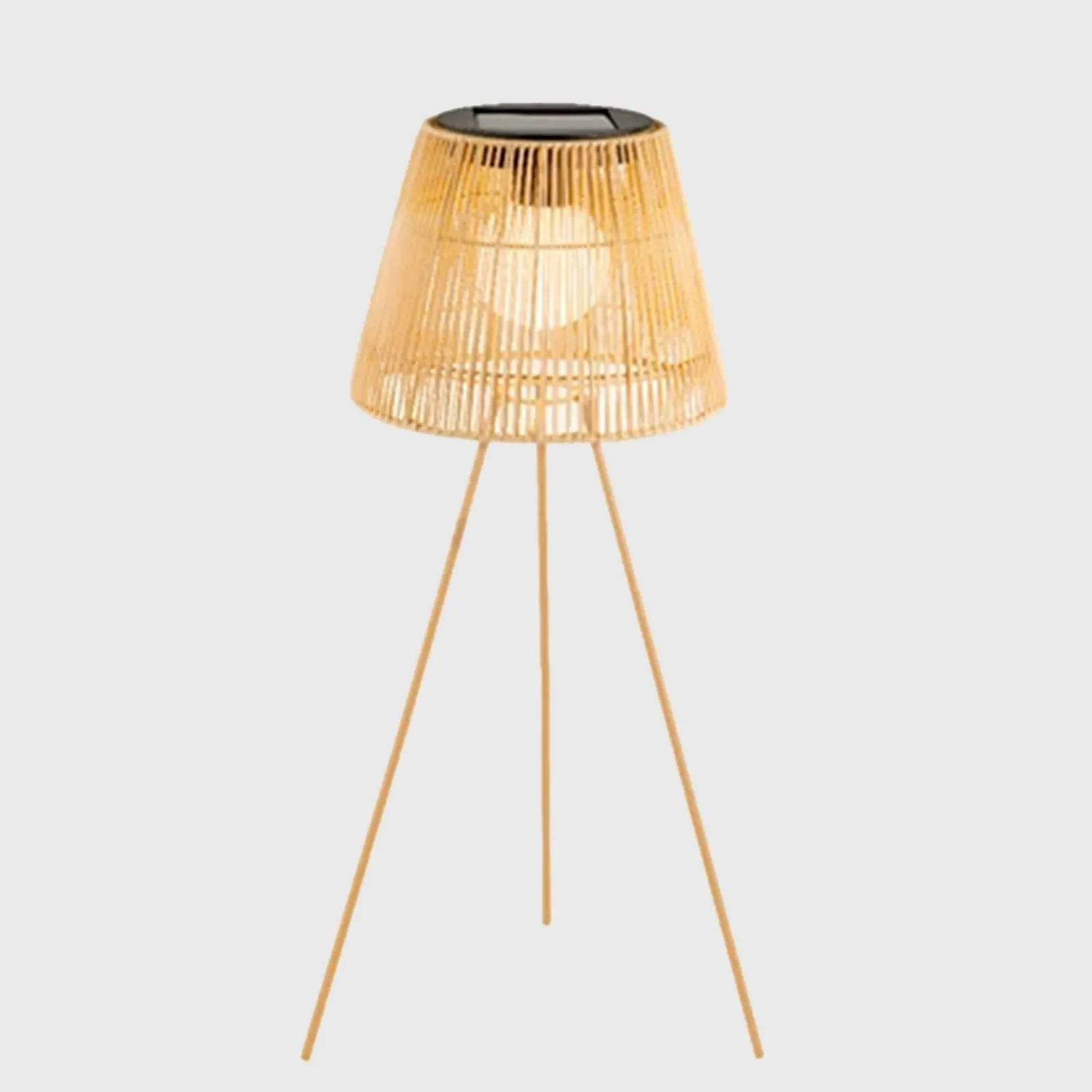 Solar Wicker Lamp, Neutral | Barker & Stonehouse