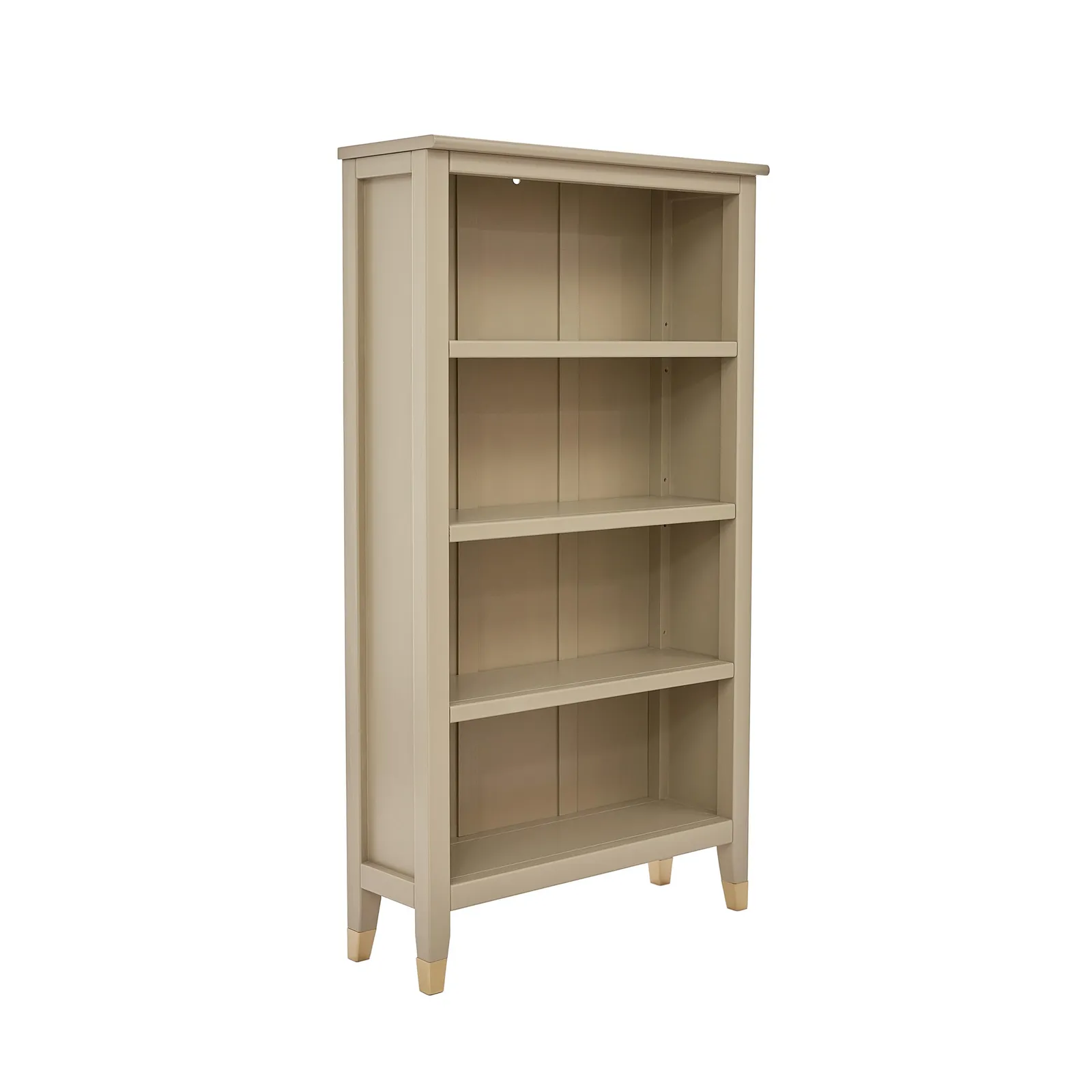 Cabinet Bits Palazzi 4 Tier Bookcase H127 W69 D25cm in Light Beige 3