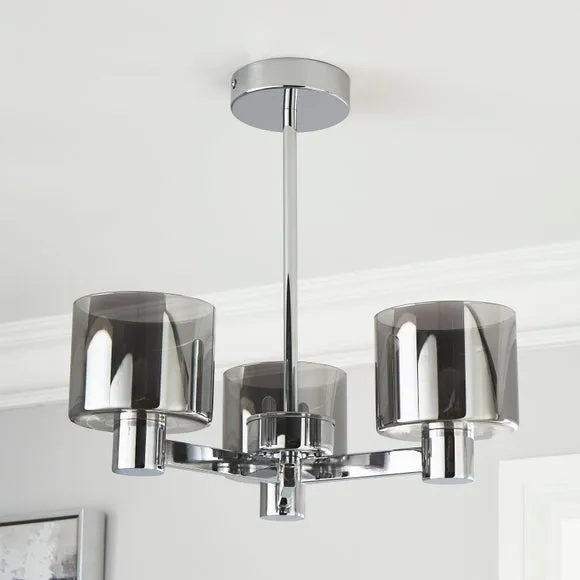 Erin 3 Light Semi Flush Ceiling Light 2