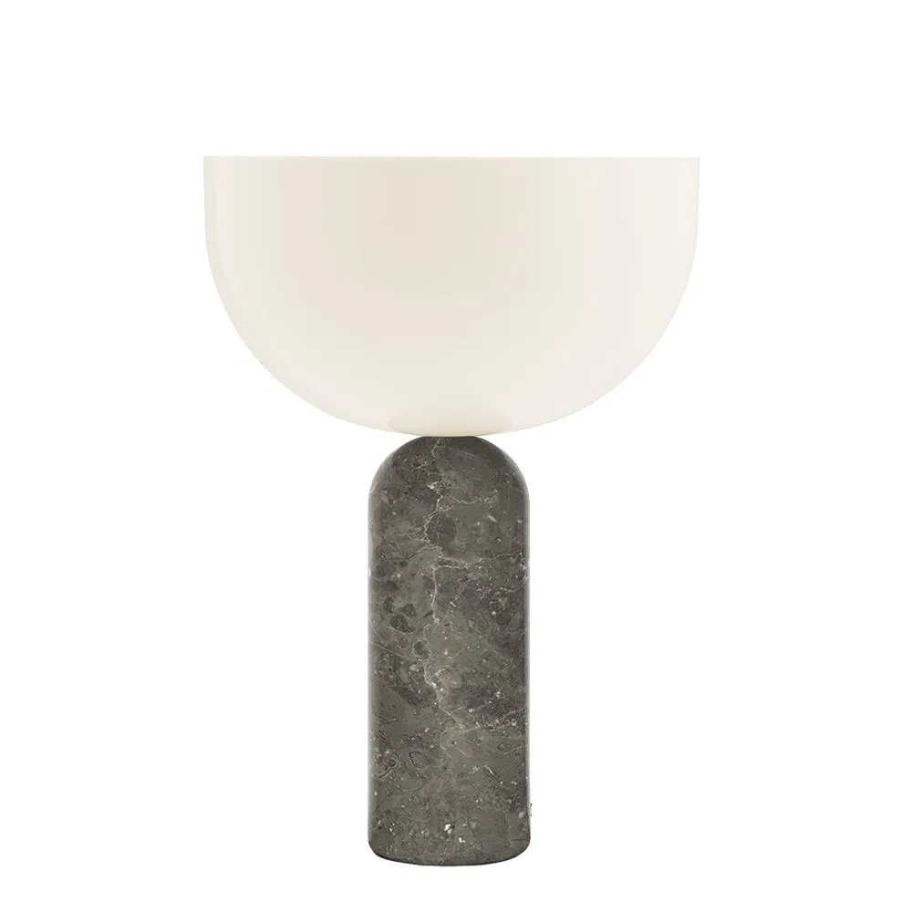 New Works Kizu Table Lamp Gris Du Marais Marble Small 2