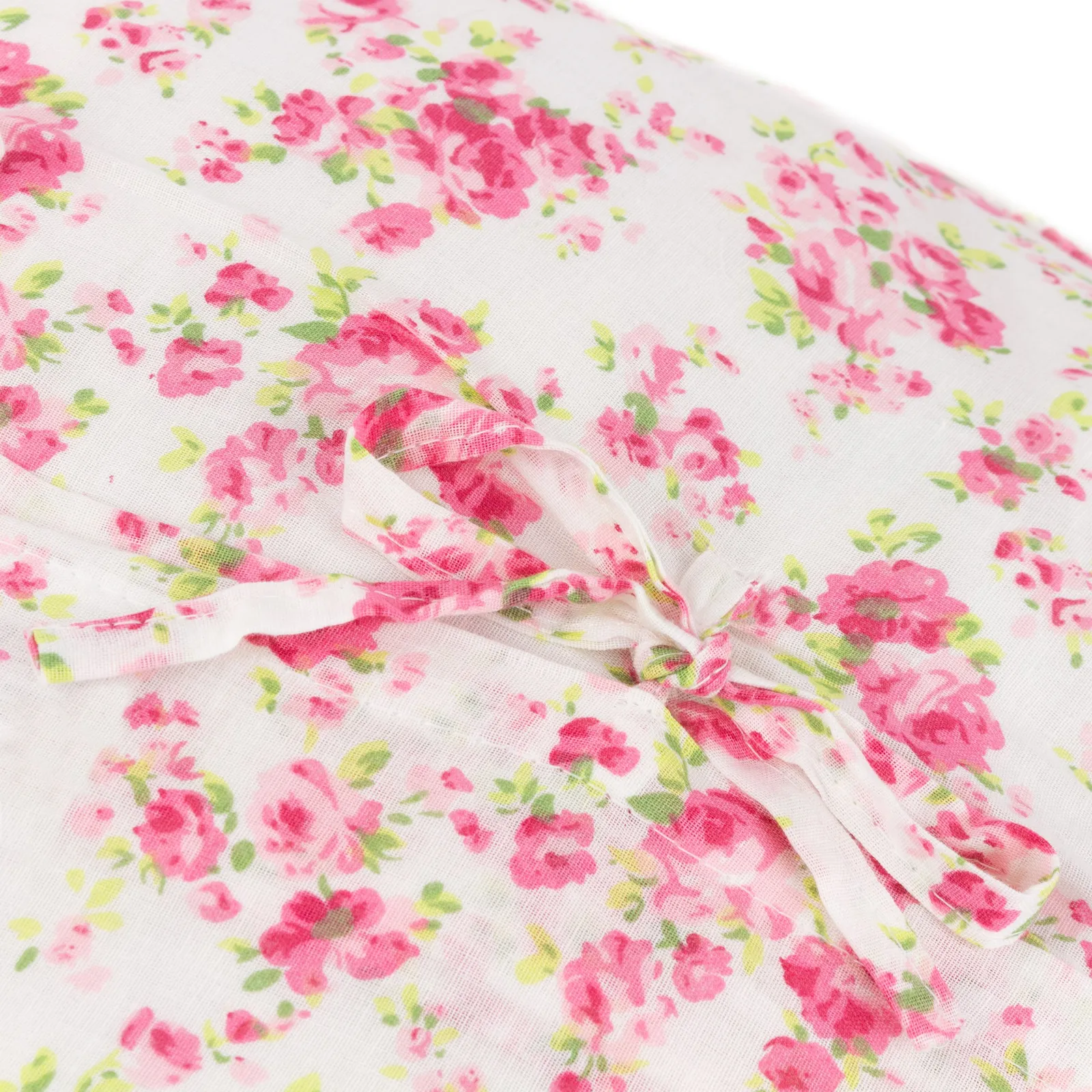 Paoletti Honeypot Lane Floral Cushion in White 4