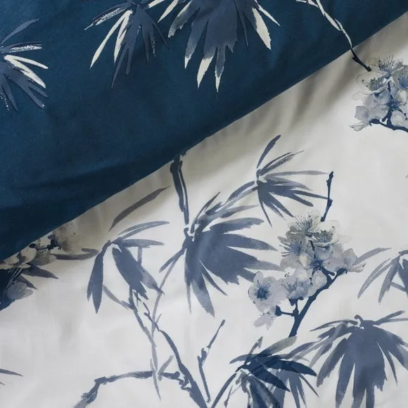 Catherine Lansfield Kyoto Floral Polycotton Duvet Cover & Pillowcase Set 4