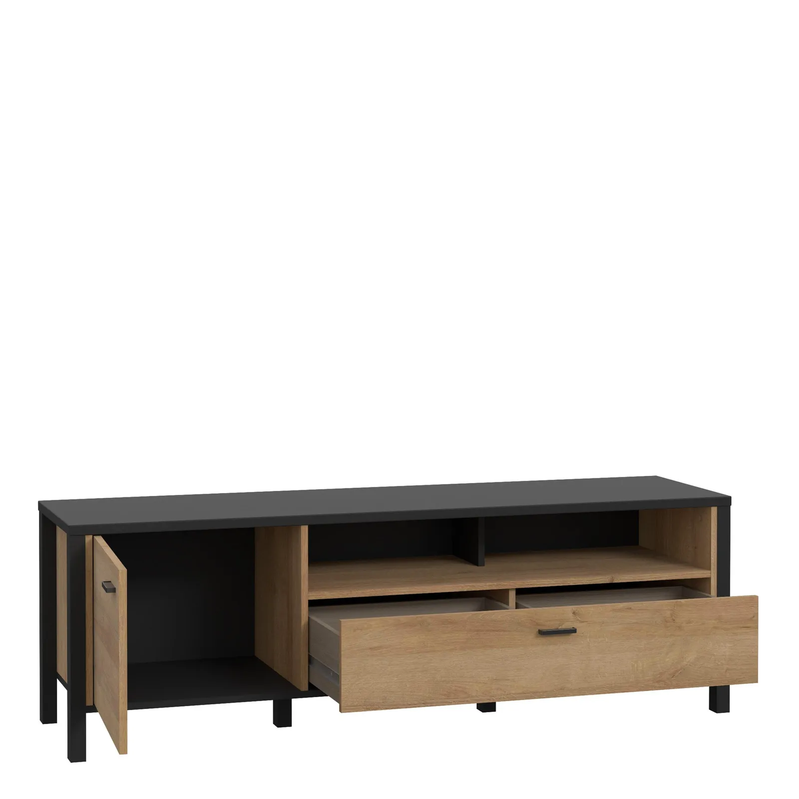 Furniture To Go High Rock TV Unit in Black 3