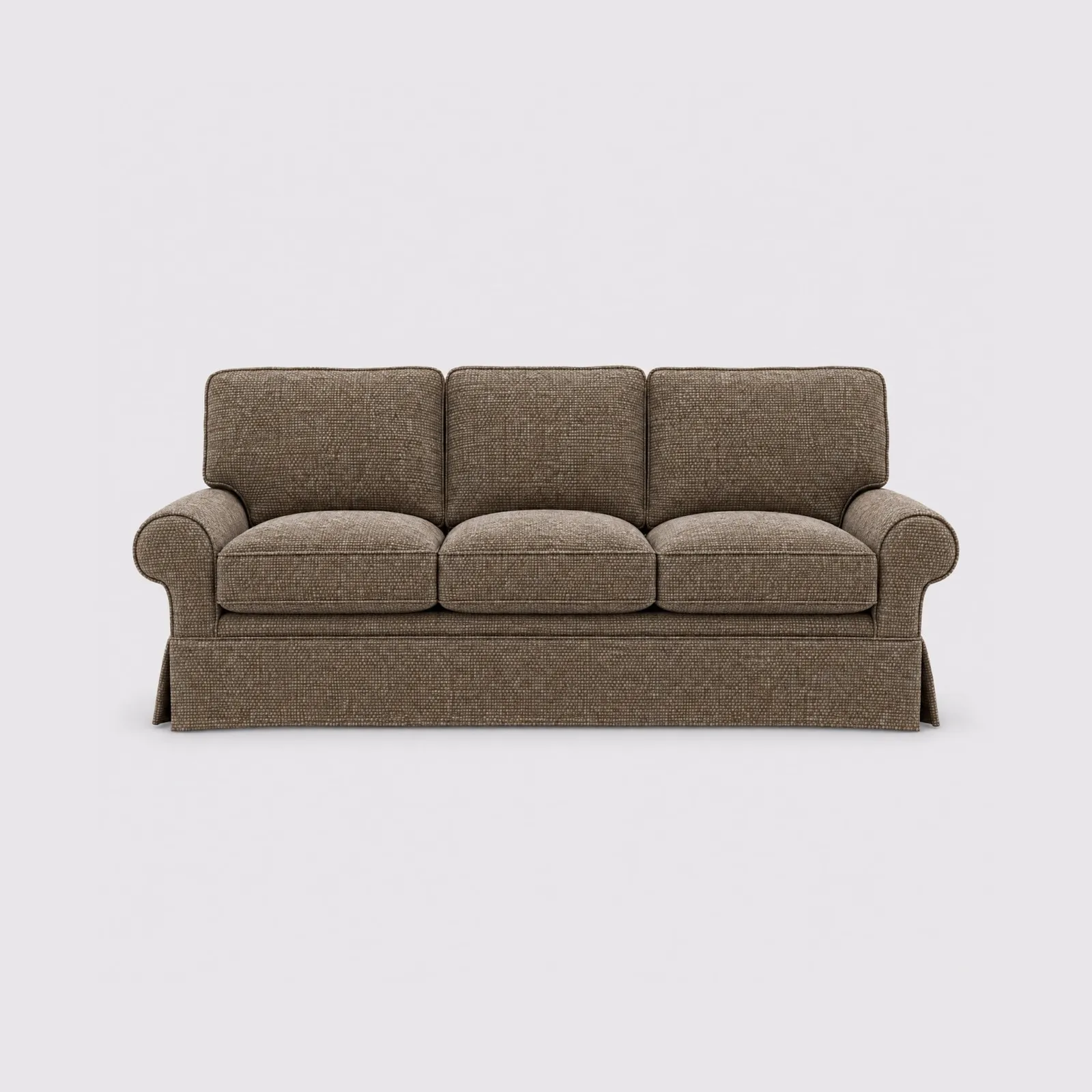Rosmore Sofa 223X93X94Cm, Brown Fabric | Barker & Stonehouse