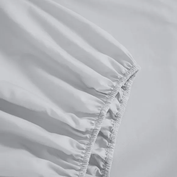 Dorma Crisp & Fresh 400 Thread Count Egyptian Cotton Percale Fitted Sheet 2