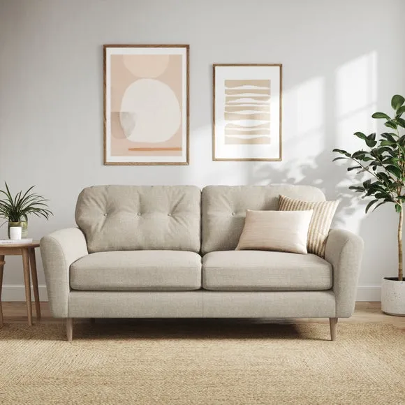 Sven Chunky Tonal Weave 3 Seater Sofa 1