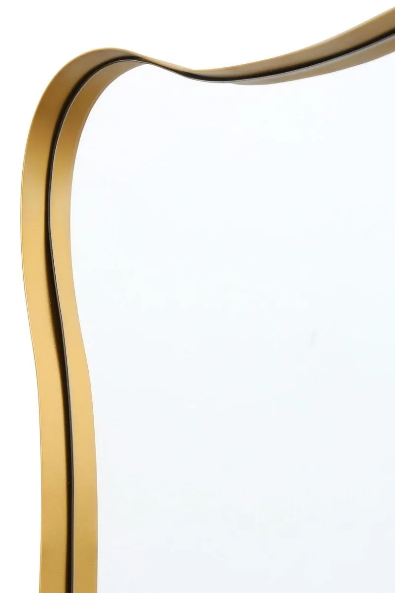 MirrorOutlet New Gold Metal Rectangular Wall Mirror 71" X 39" (180CM X 100CM) 3