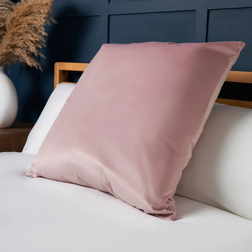 Large Velour Cushion, Blush 1