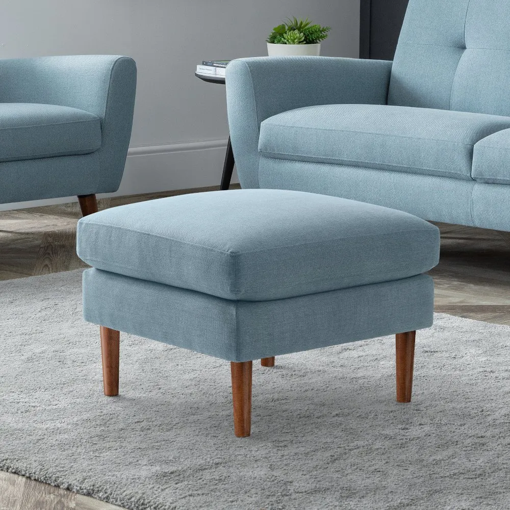 Monza Blue Ottoman Box